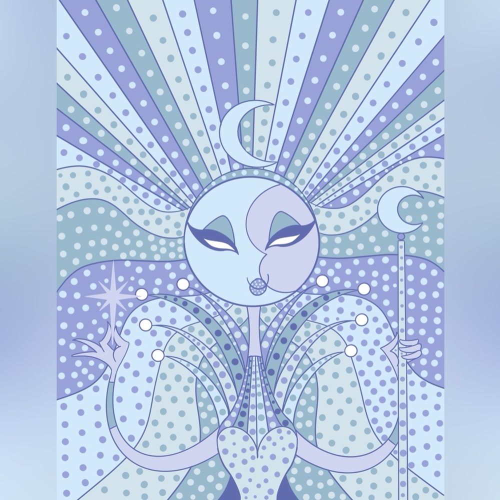 Empress Moon Art Print 8.5 x 11”